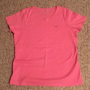 Pink short sleeve top